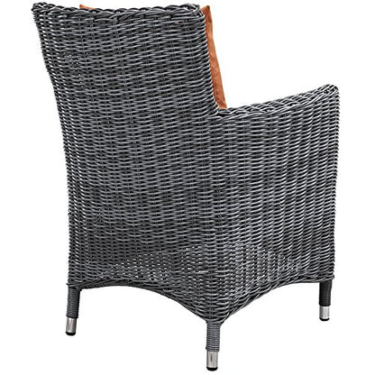 kitchen and dining room sets | CasaFoyer Summon Outdoor Patio Dining Table Set | 11-Piece Ultimate Outdoor Dining Set | Sunbrella Cushions | Two-Tone Rattan Weave | Powder-Coated Aluminum Frame | Modern Design | casafoyer.myshopify.com