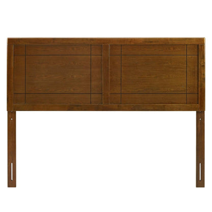 headboards | CasaFoyer Archie Wood King Headboard | Retro Charm meets Contemporary Style | Walnut | Compatible with Billie and Margo Collections | Durable Rubberwood and MDF Veneer | Assembly Required | casafoyer.myshopify.com
