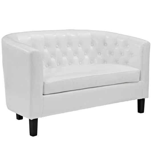 sofas | Luxury Chesterfield Design Loveseat | Button Tufting | Plush Foam Padding | High-Quality Faux Leather Upholstery | Modern & Elegant | casafoyer.myshopify.com