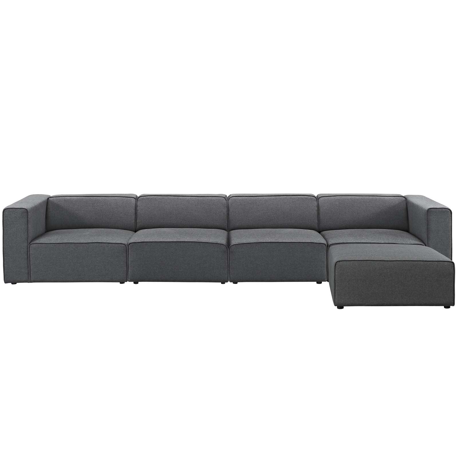 kitchen and dining room sets | CasaFoyer Mingle 5-Piece Modular Sectional Sofa Set | Ultimate Comfort | Spacious Design | Gray Upholstered Fabric | Adjustable | Ideal for Modern Decors | casafoyer.myshopify.com