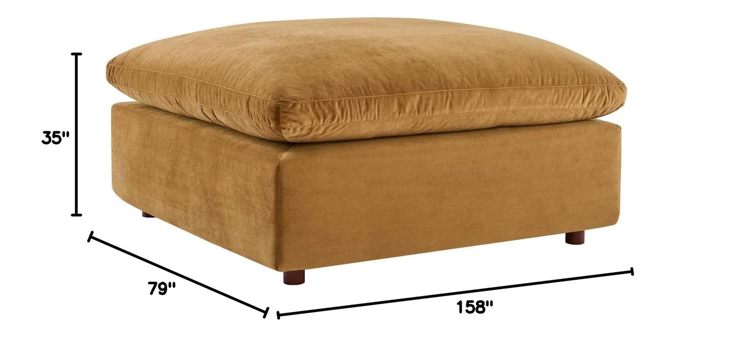 sofas | CasaFoyer Commix 6-Piece Sectional Sofa | Luxurious & Inviting | Stain-Resistant Velvet | Solid Wood Construction | Overstuffed Down Feather Cushions | Ample Seating | 331 lbs Weight Capacity | Plastic Foot Glides | casafoyer.myshopify.com
