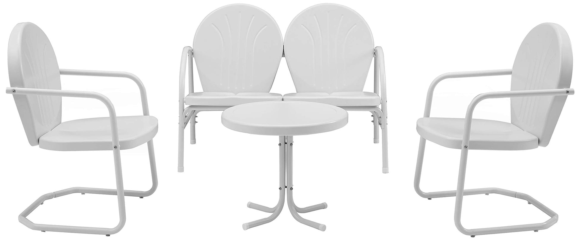 Patio Furniture Sets | Griffith Metal Outdoor Furniture Set | Nostalgic Ambiance & Ultimate Comfort | Durable & Weather-resistant Seating for Outdoor Bliss | casafoyer.myshopify.com