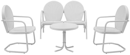 Patio Furniture Sets | Griffith Metal Outdoor Furniture Set | Nostalgic Ambiance & Ultimate Comfort | Durable & Weather-resistant Seating for Outdoor Bliss | casafoyer.myshopify.com