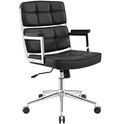 home office desk chairs | CasaFoyer Portray Highback Office Chair | Bold Design | Comfortable Seating | Chrome Steel Frame | Dual Wheel Casters | Tilt Control | Height Adjustment | casafoyer.myshopify.com