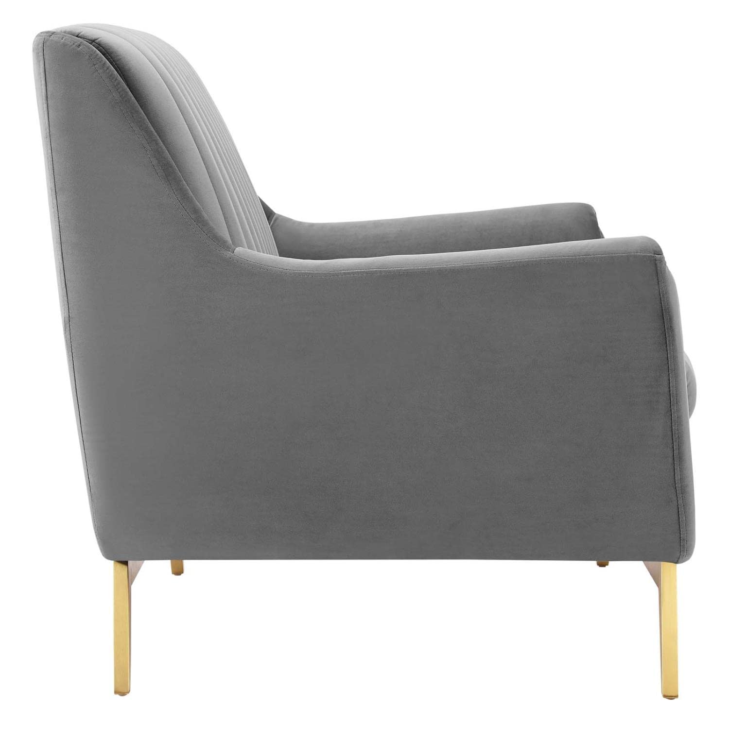 sofas | CasaFoyer Winsome Channel Tufted Performance Velvet Loveseat | Elegant Vintage Design | Stain-Resistant | Comfortable Foam Padding | Gold Accents | 600 lbs Capacity | casafoyer.myshopify.com