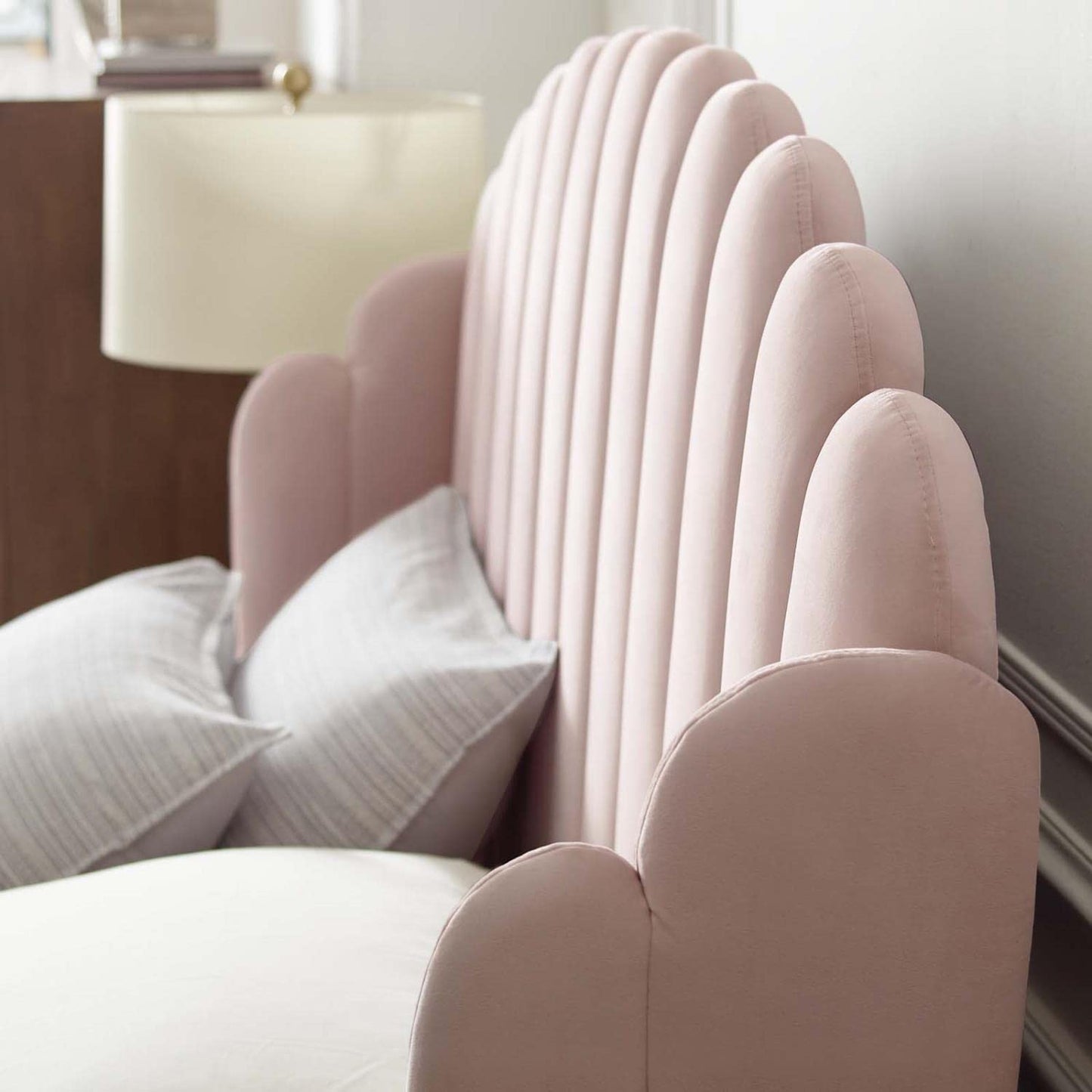 adjustable bed bases | CasaFoyer Lana Performance Velvet Queen Platform Bed | Wingback Tufted Design | Stain-Resistant Velvet Upholstery | Gold Metal Legs | Wood Slat Support System | Ideal for Memory Foam, Innerspring, Latex, and Hybrid Mattresses | casafoyer.myshopify.com