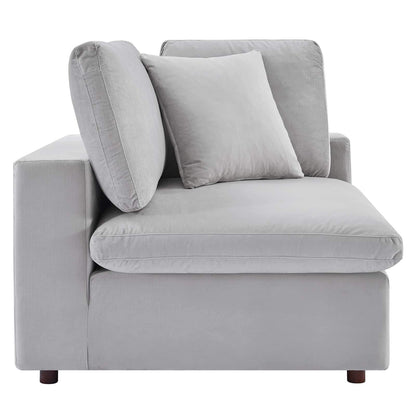sofas | CasaFoyer Commix Corner Chair | Plush Velvet | Sleek Design | Stain-Resistant | Solid Wood Construction | Foam Padded | Down Feather Cushions | 331 lbs Capacity | casafoyer.myshopify.com