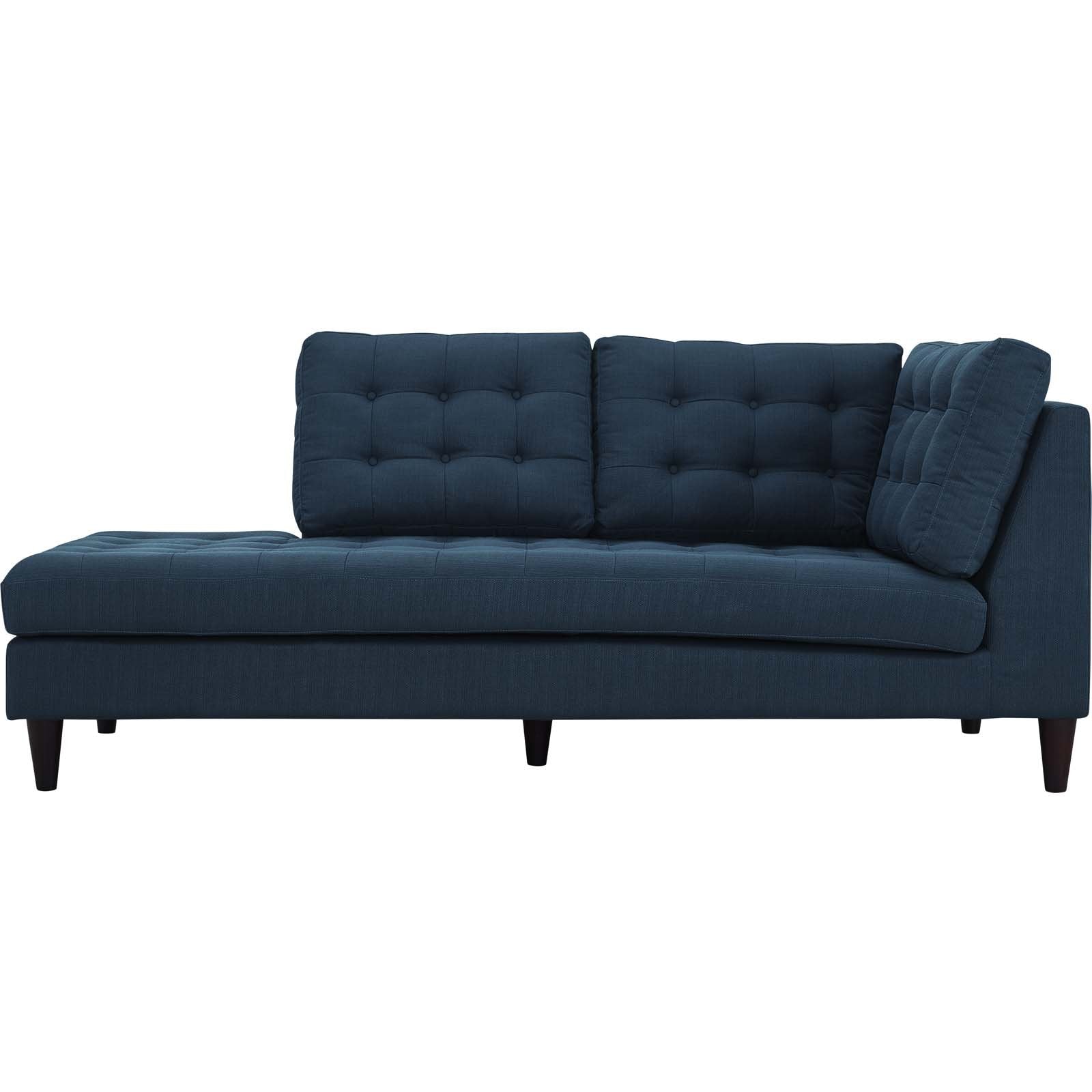 sofas | Empress Exquisite Design Tufted Chaise | Luxurious Cushions | Elegant Armrests | Solid Wood Legs | Floor Protection | Opulent Home Decor | casafoyer.myshopify.com