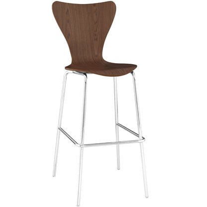 barstools | CasaFoyer Ernie Chair | Comfortable & Flexible | Ideal for Dining or Home Office | Minimalist Design | Walnut Finish | casafoyer.myshopify.com