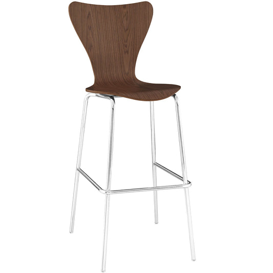 barstools | CasaFoyer Ernie Chair | Comfortable & Flexible | Ideal for Dining or Home Office | Minimalist Design | Walnut Finish | casafoyer.myshopify.com