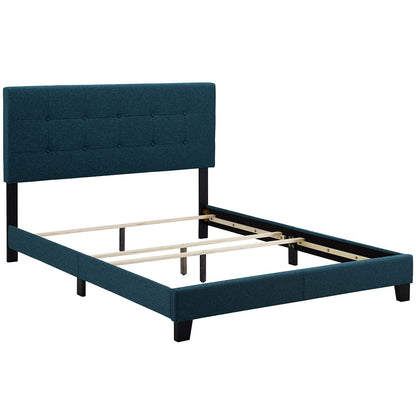 Bed | CasaFoyer Amira Twin Bed | Cozy & Stylish Sleeping Space | Chic Design | Button-Tufted Headboard | Sturdy Wood Frame | Fits Memory Foam, Spring, Latex & Hybrid Mattresses | Non-Marking Foot Caps | 800 lbs Weight Capacity | casafoyer.myshopify.com