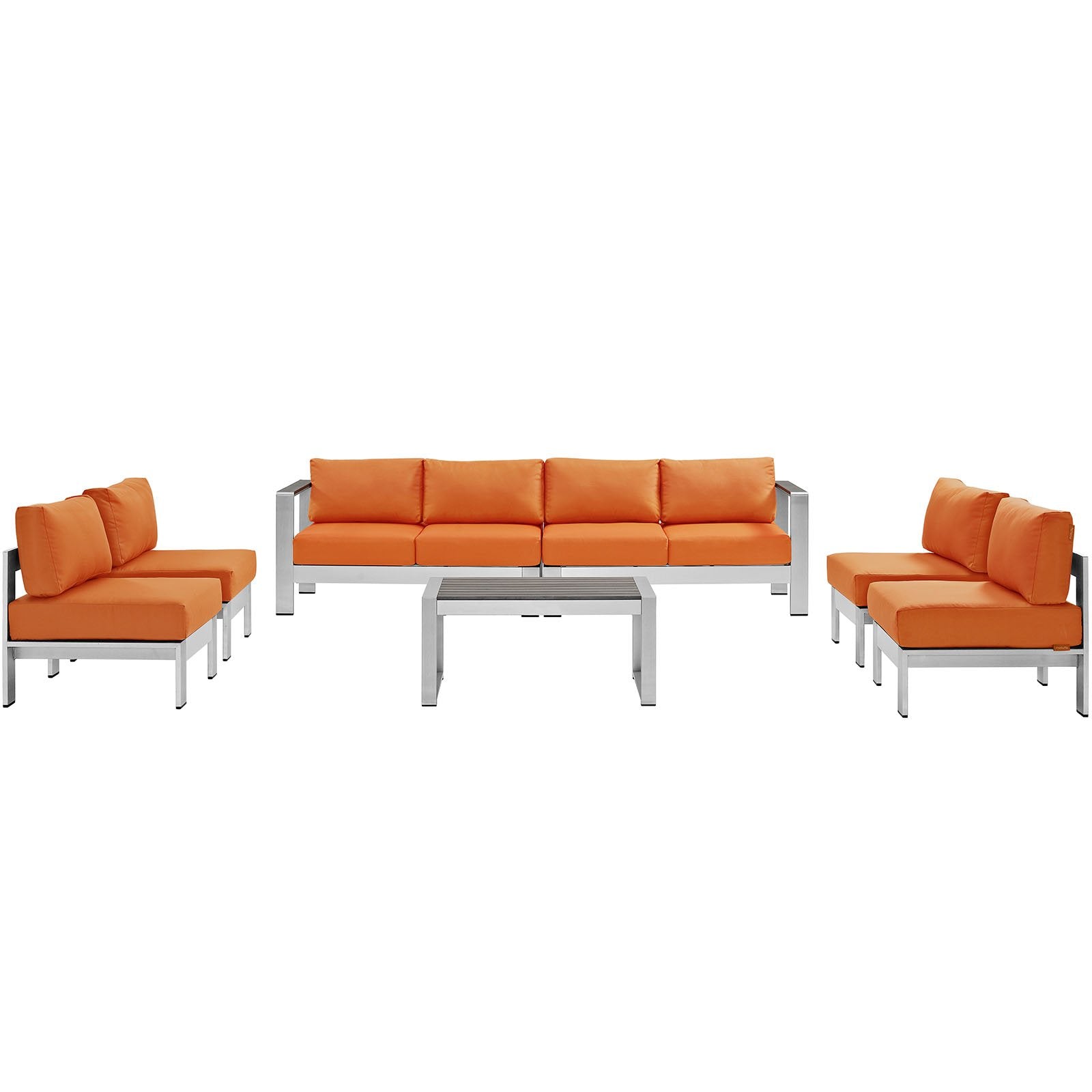 kitchen and dining room sets | CasaFoyer Shore Outdoor Patio Collection | 7 Piece Sectional Sofa Set | Sturdy Aluminum Frames | Weather-resistant Fabric | Versatile Functionality | casafoyer.myshopify.com