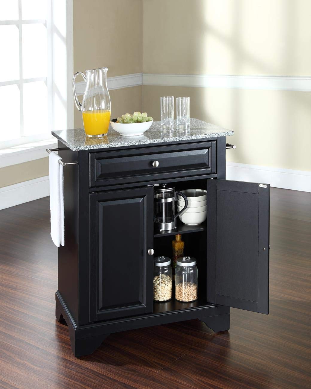 Kitchen Storage | Durable Solid Hardwood Kitchen Island | Elegant Raised Panel Doors | Spacious Drawer | Ample Storage Space | casafoyer.myshopify.com