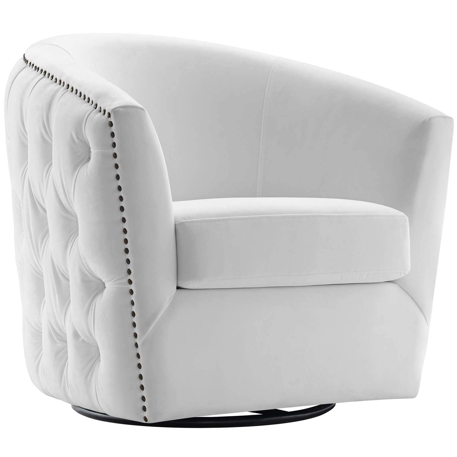 home office desk chairs | CasaFoyer Rogue Performance Velvet Swivel Armchair | Versatile | Comfortable | Stylish | Stain-Resistant Upholstery | 360-Degree Swivel Base | Dense Foam Padding | Timeless Vintage Classic | casafoyer.myshopify.com
