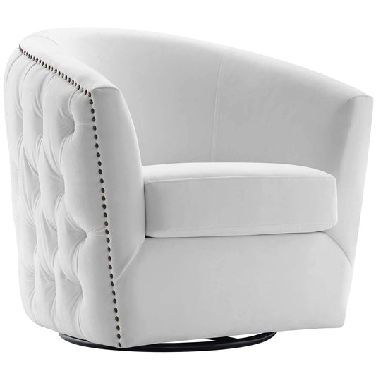 home office desk chairs | CasaFoyer Rogue Performance Velvet Swivel Armchair | Versatile | Comfortable | Stylish | Stain-Resistant Upholstery | 360-Degree Swivel Base | Dense Foam Padding | Timeless Vintage Classic | casafoyer.myshopify.com