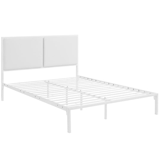 adjustable bed bases | CasaFoyer Della Platform Bed - King Size | Reinforced Steel Frame | Upholstered Headboard | Compatible with Memory Foam, Spring, Latex, Hybrid | 1300lbs Weight Capacity | Non-Marking Foot Caps | Modern Design | casafoyer.myshopify.com