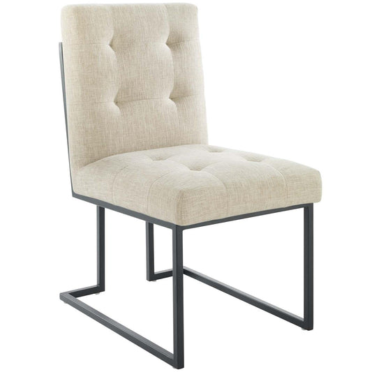 barstools | CasaFoyer Privy Black Stainless Steel Dining Chair | Elegant Deco Style | Soft Polyester Upholstery | Matte Black Geometric Base | 331 lbs Weight Capacity | Fully Assembled | casafoyer.myshopify.com