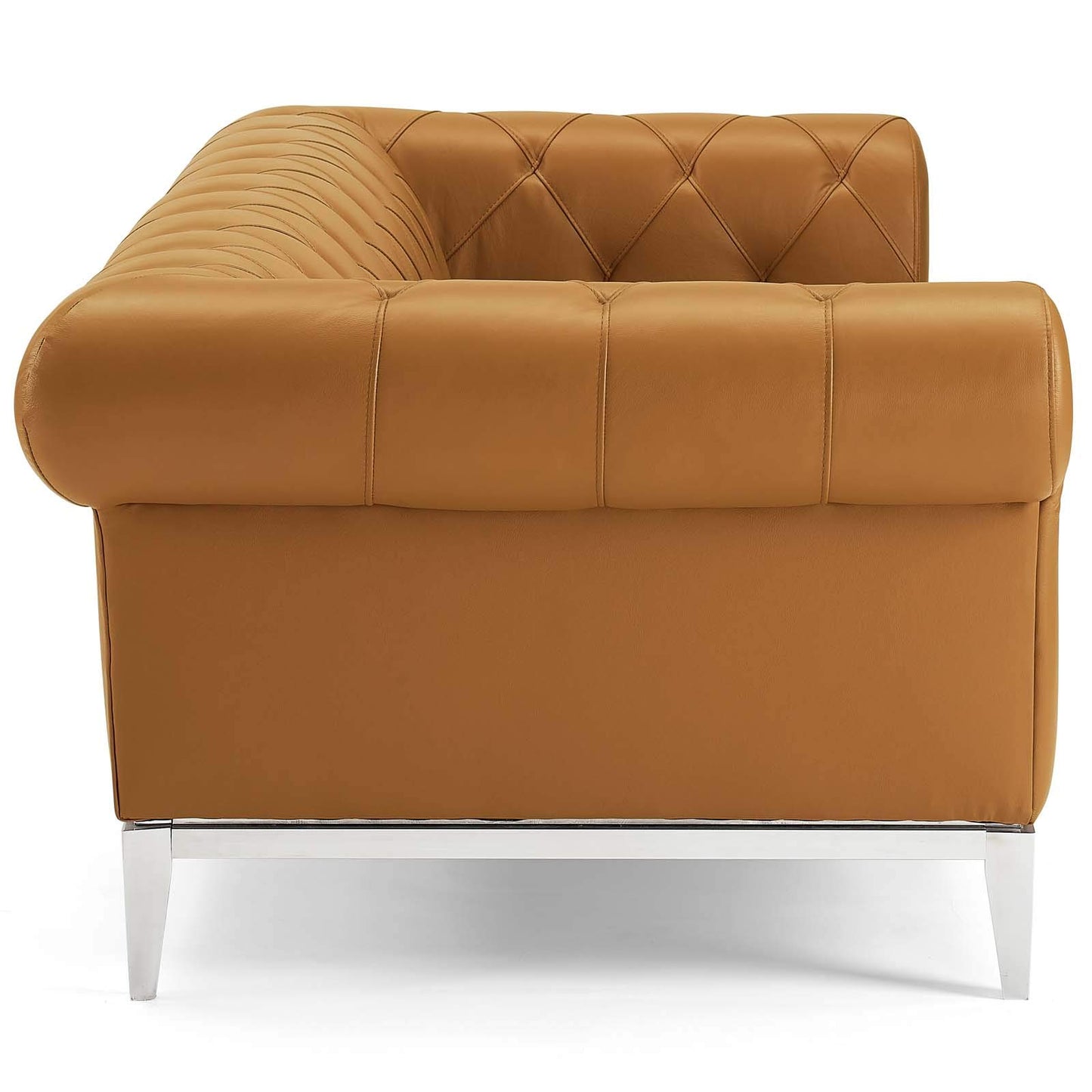 sofas | CasaFoyer Idyll Leather Chesterfield Sofa | Ultimate Luxury | Soft Leather Upholstery | Rolled Arms | Tufted Button Accents | 84 inches | Sturdy Stainless Steel Frame | 900 lbs Weight Capacity | casafoyer.myshopify.com