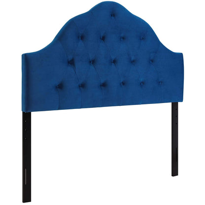 headboards | CasaFoyer Sovereign Performance Velvet Twin Headboard | Luxurious & Glamorous | Plush Vintage Velvet | Soft & Stain-Resistant | Sturdy Construction | Adjustable Height | Navy | casafoyer.myshopify.com