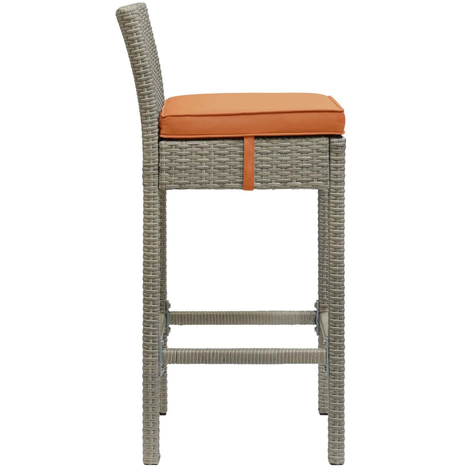 home office desk chairs | CasaFoyer Conduit Outdoor Patio Bar Stool | Stylish & Durable Wicker Rattan Design | Weather Resistant | Comfortable Cushion | Perfect for Outdoor Spaces | casafoyer.myshopify.com