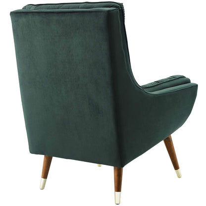 home office desk chairs | CasaFoyer Suggest Performance Velvet Lounge Chair | Stain-Resistant | Button-Tufted | Plush Cushion | Gold Metal Legs | Ideal for Living Room, Bedroom, Reading Nook | 331 lbs Weight Capacity | casafoyer.myshopify.com