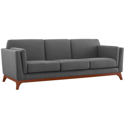 sofas | CasaFoyer Chance Upholstered Fabric Sofa | Organic Mid-Century Charm | Sleek Design | Plush Comfort | Machine-Washable Covers | Solid Wood Frame | Non-Marking Foot Caps | casafoyer.myshopify.com