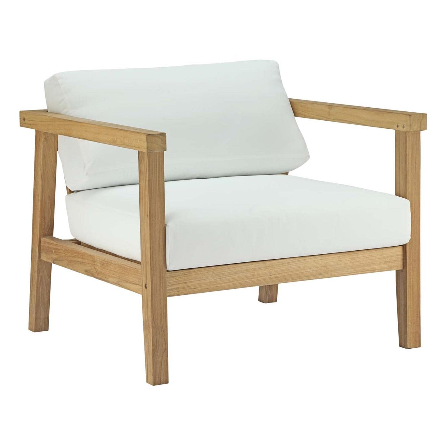 ottomans | CasaFoyer Bayport Teak Outdoor Collection | Durable & Versatile Furniture Set | Loveseat, Armchairs, Ottomans, Coffee Table, Side Tables | Assembly Required | casafoyer.myshopify.com