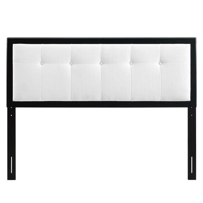 Bed | CasaFoyer Draper Tufted Wood Twin Headboard | Contemporary Charm | Vintage Accents | Natural Beauty | Compatible with Billie and Margo Bed Frames | High-Quality Materials | Personalized and Interchangeable Look | Easy Assembly | Black White | casafoyer.myshopify.com