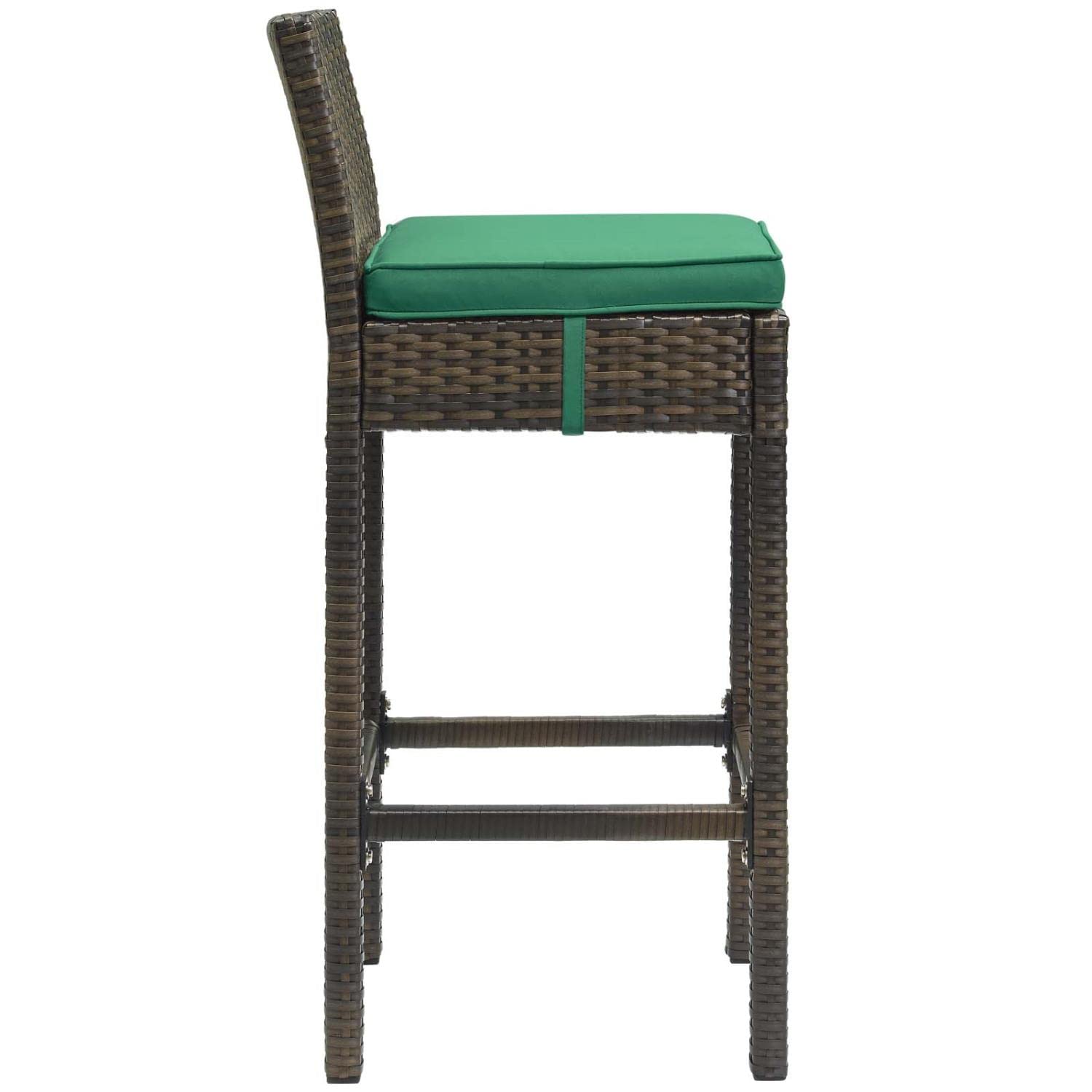 home office desk chairs | CasaFoyer Conduit Outdoor Patio Bar Stool | Stylish & Durable Wicker Rattan Design | Weather Resistant | Comfortable Cushion | Perfect for Outdoor Dining & Entertaining | casafoyer.myshopify.com