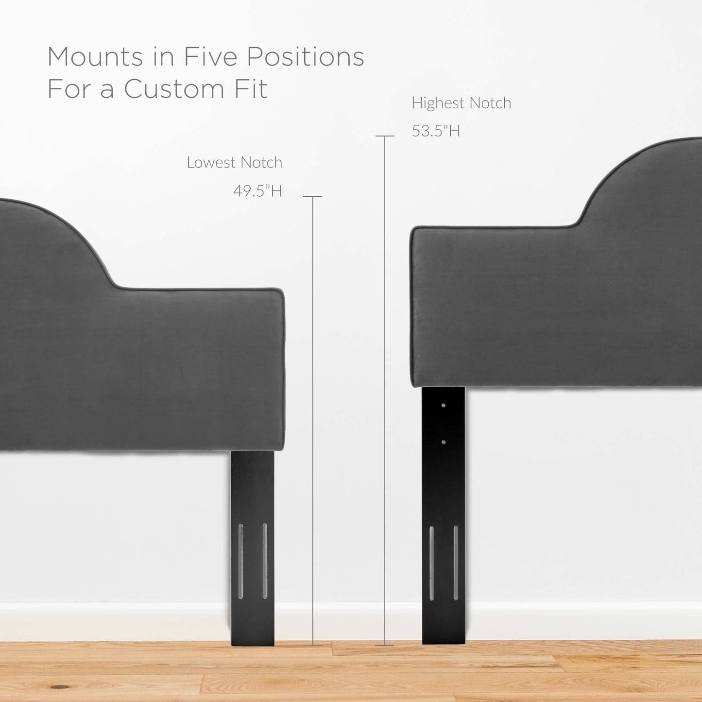 Bed | CasaFoyer Dawn Performance Velvet Twin Headboard | Vibrant Sunrise Design | Stain-Resistant Upholstery | Comfortable Cushioning | Adjustable Height Options | casafoyer.myshopify.com
