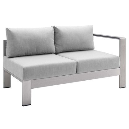 sofas | CasaFoyer Shore Outdoor Patio Aluminum 4 Piece Sectional Sofa Set | Weatherproof | Sunbrella Fabric | Stylish Design | Perfect for Casual Gatherings | casafoyer.myshopify.com