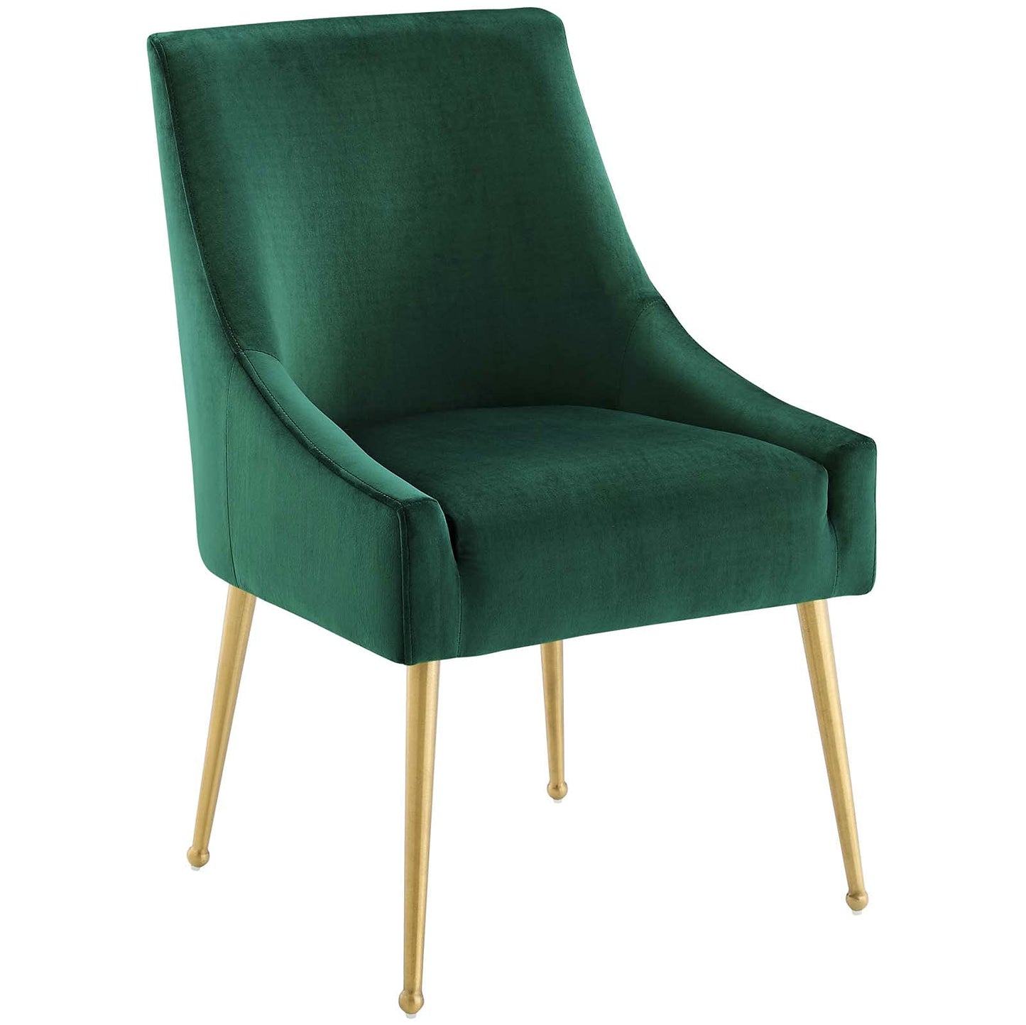 home office desk chairs | CasaFoyer Discern Performance Velvet Dining Chair Set of 2 | Elegant Design | Sturdy Wood Frame | Stain-Resistant Velvet Upholstery | Comfortable Foam Padding | Brushed Gold Legs | Suitable for Multiple Spaces | Non-Marking Foot Caps | casafoyer.myshopify.com