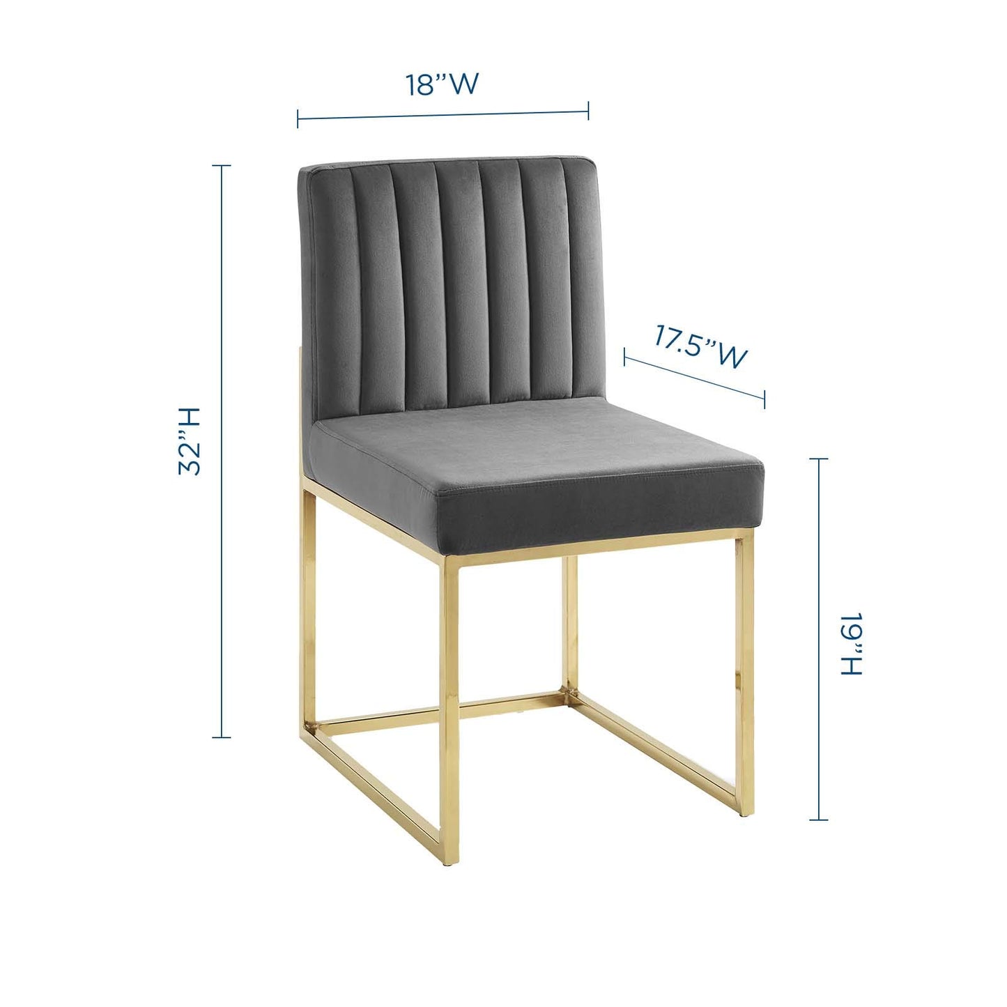 home office desk chairs | CasaFoyer Carriage Channel Tufted Performance Velvet Upholstered Sled Base Dining Chair | Gold Stainless Steel | Stain-Resistant | Glamorous Design | Versatile | 331 lbs Weight Capacity | casafoyer.myshopify.com
