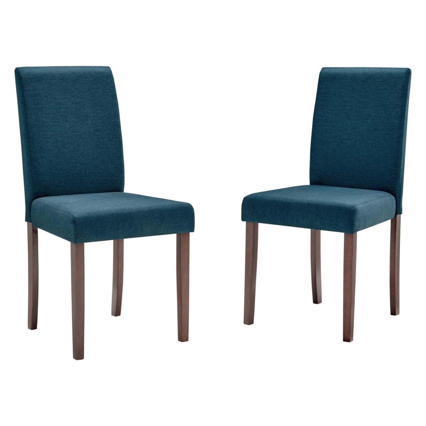 home office desk chairs | CasaFoyer Prosper Modern Fabric Upholstered Parsons Dining Chair Set | Elegant & Chic Seating for Dining, Kitchen, Living Room | Sturdy Frame, Soft Upholstery, Comfortable Padding | Set of 2, Blue | casafoyer.myshopify.com