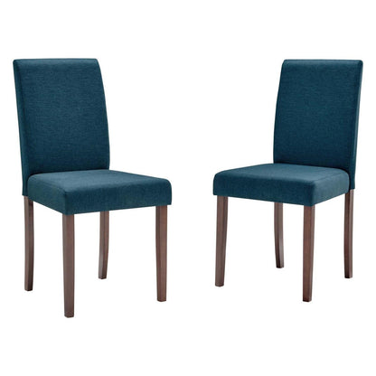 home office desk chairs | CasaFoyer Prosper Modern Fabric Upholstered Parsons Dining Chair Set | Elegant & Chic Seating for Dining, Kitchen, Living Room | Sturdy Frame, Soft Upholstery, Comfortable Padding | Set of 2, Blue | casafoyer.myshopify.com