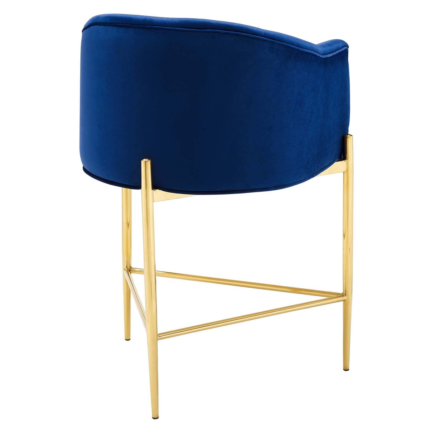 barstools | CasaFoyer Savour Tufted Performance Velvet Counter Stool | Elegant & Comfortable | Stain-Resistant | Navy | Ideal for Dining Room or Kitchen | casafoyer.myshopify.com
