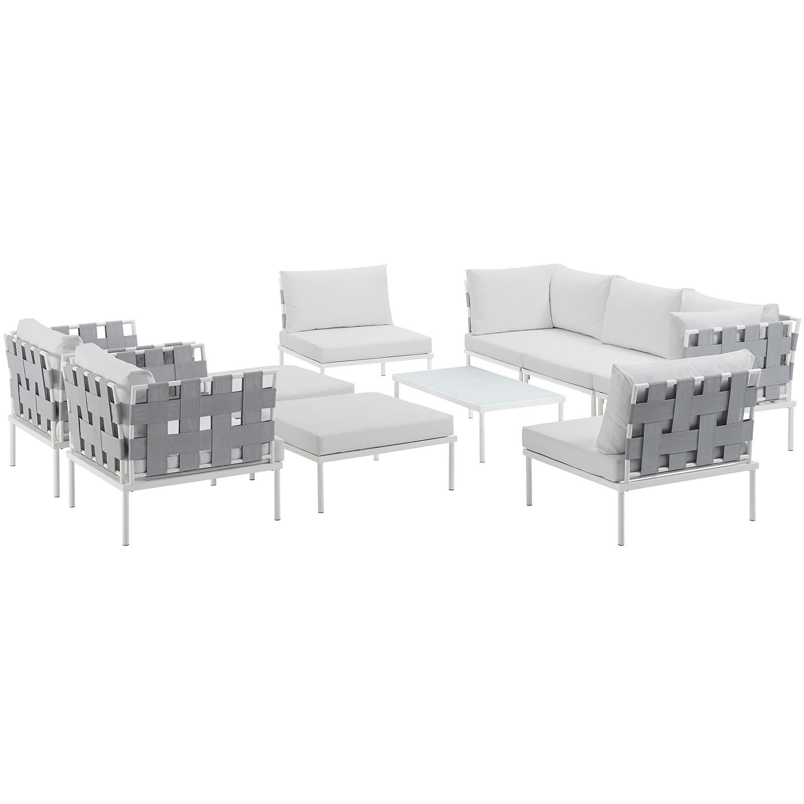 executive chairs | CasaFoyer Harmony Outdoor Patio Sectional Sofa Furniture Set | All-Weather Waterproof | Modern Design | Machine Washable Cushions | Tempered Glass Top Tables | casafoyer.myshopify.com