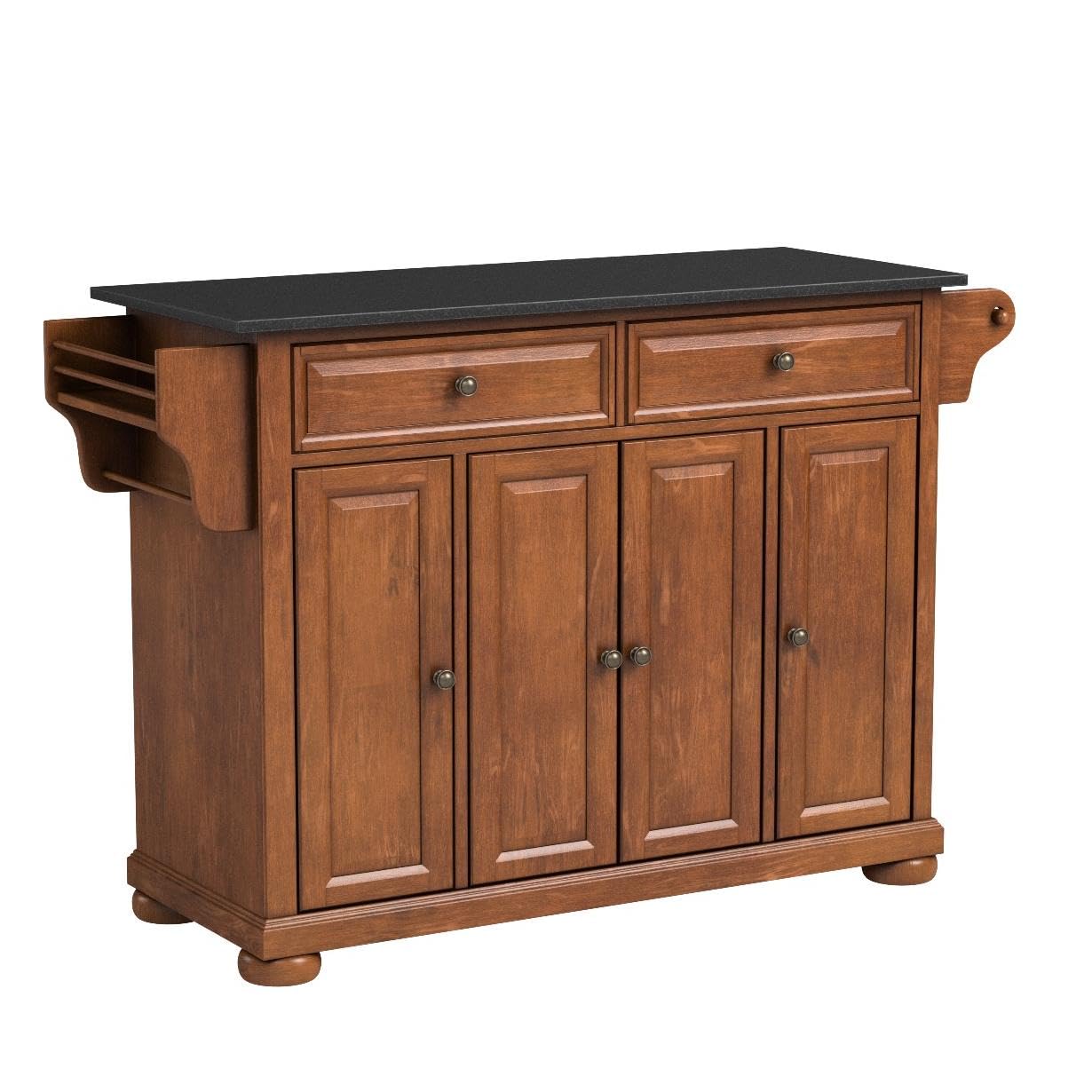 Kitchen Storage | Durable Hardwood Kitchen Island | Elegant Raised Panel Doors | Ample Storage Space | Classic Cherry Finish | casafoyer.myshopify.com