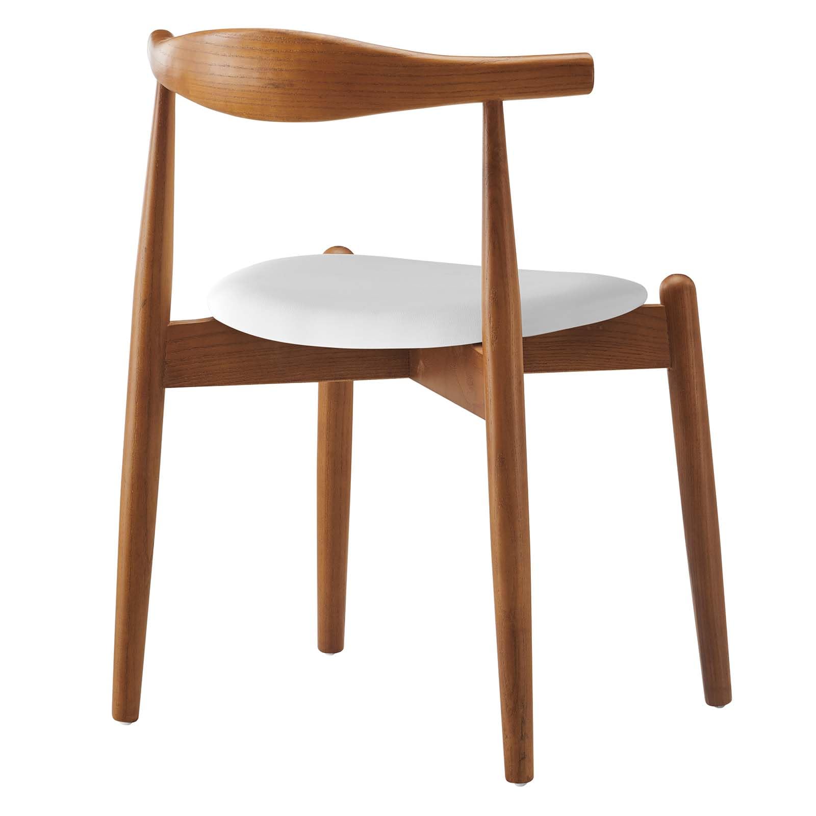home office desk chairs | CasaFoyer Stalwart Dining Chair | Solid Beech Wood | Elegant Design | Plush Cushion | Dark Walnut Finish | casafoyer.myshopify.com