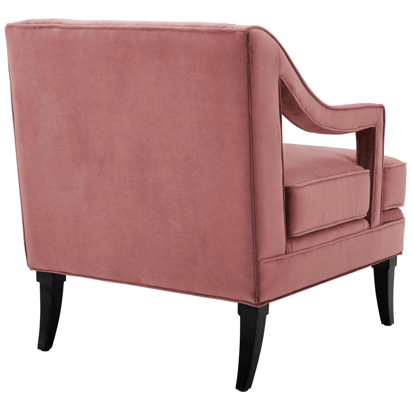 home office desk chairs | CasaFoyer Concur Performance Velvet Armchair | Sleek Design | Stain-Resistant | Plush Cushion | Machine Washable Cover | Solid Birch Legs | casafoyer.myshopify.com