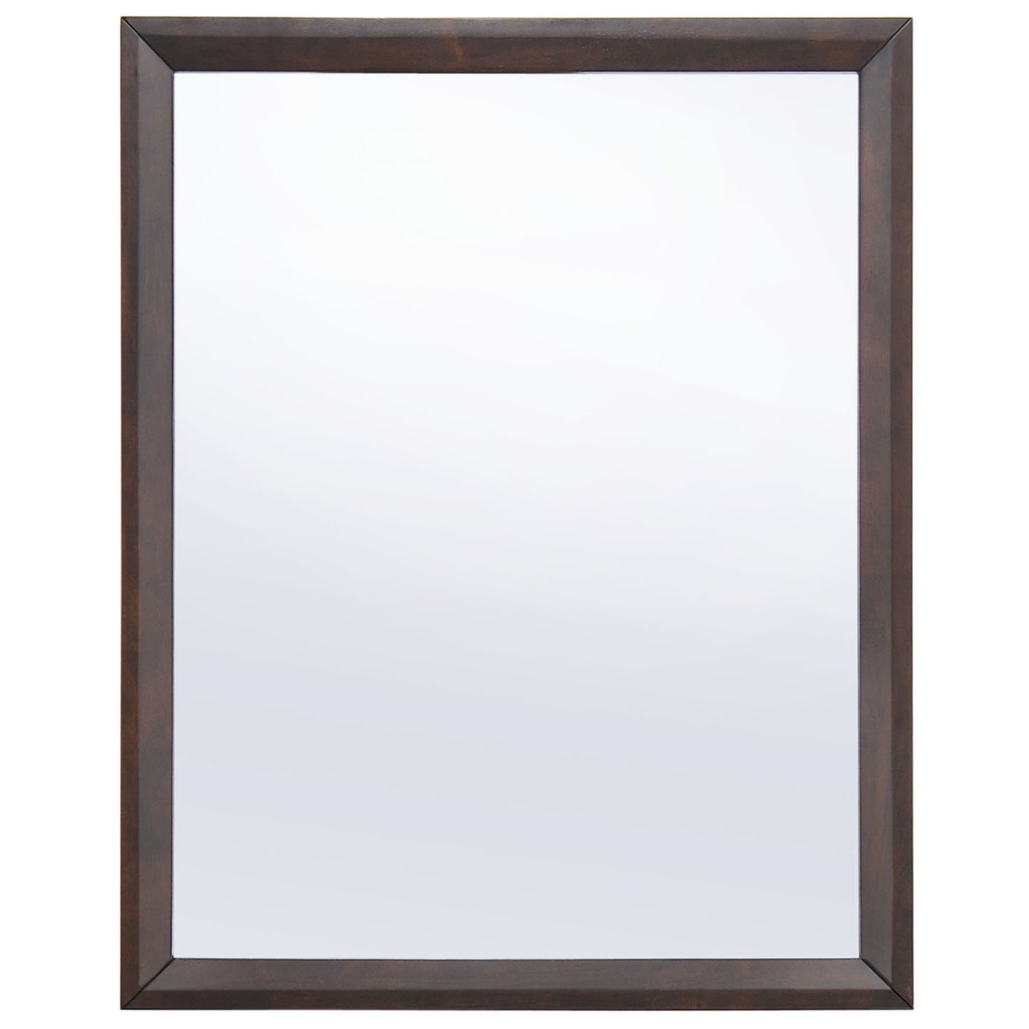 HOME_MIRROR | CasaFoyer Tracy Vintage Mid-Century Bedroom Dresser Mirror | Toffee Brown Stain | Solid Edging | Easy Assembly & Cleaning | casafoyer.myshopify.com