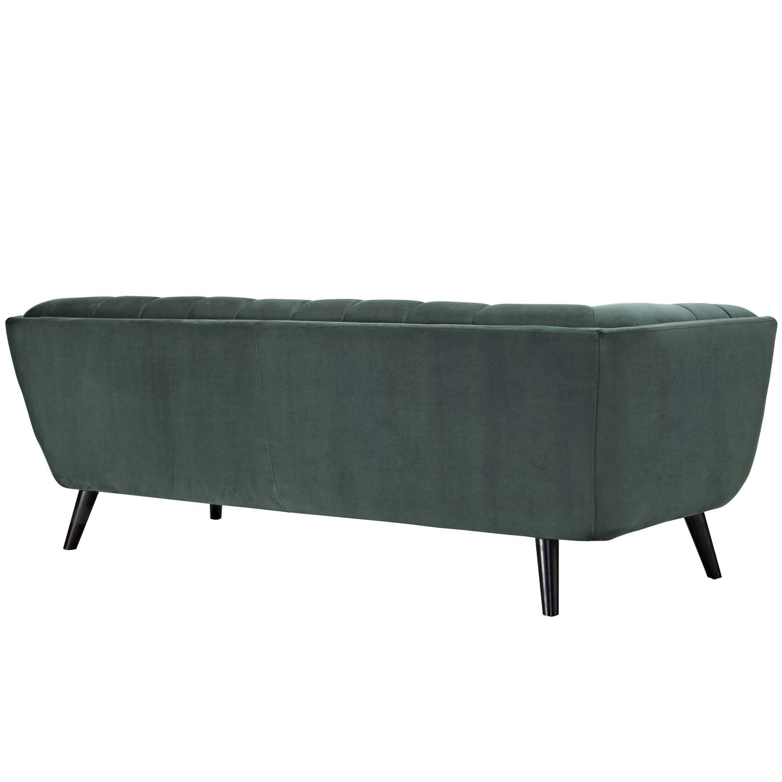 sofas | CasaFoyer Bestow Performance Velvet Sofa | Luxurious Stain-Resistant Comfort | Mid-Century Modern Farmhouse Style | Green | casafoyer.myshopify.com