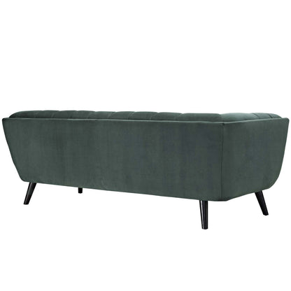 sofas | CasaFoyer Bestow Performance Velvet Sofa | Luxurious Stain-Resistant Comfort | Mid-Century Modern Farmhouse Style | Green | casafoyer.myshopify.com