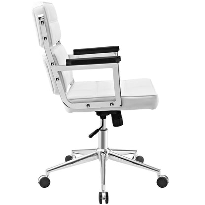 home office desk chairs | CasaFoyer Portray Highback Office Chair | Bold Design | Comfortable Padding | Chrome Steel Frame | Mobility | Tilt Control | Height Adjustment | casafoyer.myshopify.com