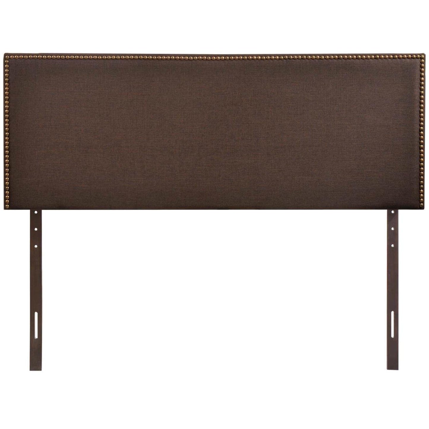 headboards | CasaFoyer  Region Linen Fabric Upholstered Queen Headboard | Spacious & Stylish | High-Quality Particleboard | Solid Wood Poles | Fine Linen Fabric Upholstery | Chic Nailhead Trim | Contemporary Design | Fits Most Queen Beds | casafoyer.myshopify.com