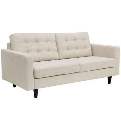 kitchen and dining room sets | CasaFoyer Empress Button Tufted Upholstered Fabric Sectional Sofa Set | Elegant Design | Plush Cushions | Sturdy Support | Includes Sofa & Loveseat | casafoyer.myshopify.com
