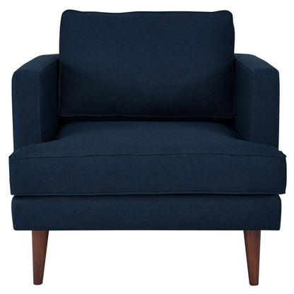 home office desk chairs | CasaFoyer Agile Armchair | Versatile & Stylish Home Decor | Mid-Century, Contemporary & Modern Styles | Comfortable Foam Cushions | Removable & Machine-Washable Covers | Sturdy & Accommodating | Blue | casafoyer.myshopify.com