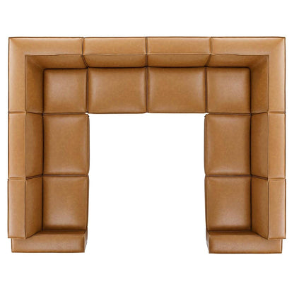 kitchen and dining room sets | CasaFoyer Restore Vegan Leather 8-Piece Sectional Sofa | Luxurious Design | French Piping | Vegan Leather Upholstery | Comfortable Foam Padding | Sturdy Construction | Modular Pieces | 440 lbs Weight Capacity | Transform Your Living Space | casafoyer.myshopify.com