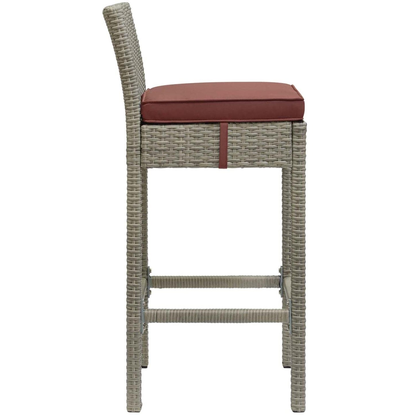 home office desk chairs | CasaFoyer Conduit Outdoor Patio Bar Stool | Stylish & Durable Wicker Rattan Design | Weatherproof & Comfortable | Perfect for Outdoor Spaces | Includes 1 Stool | casafoyer.myshopify.com