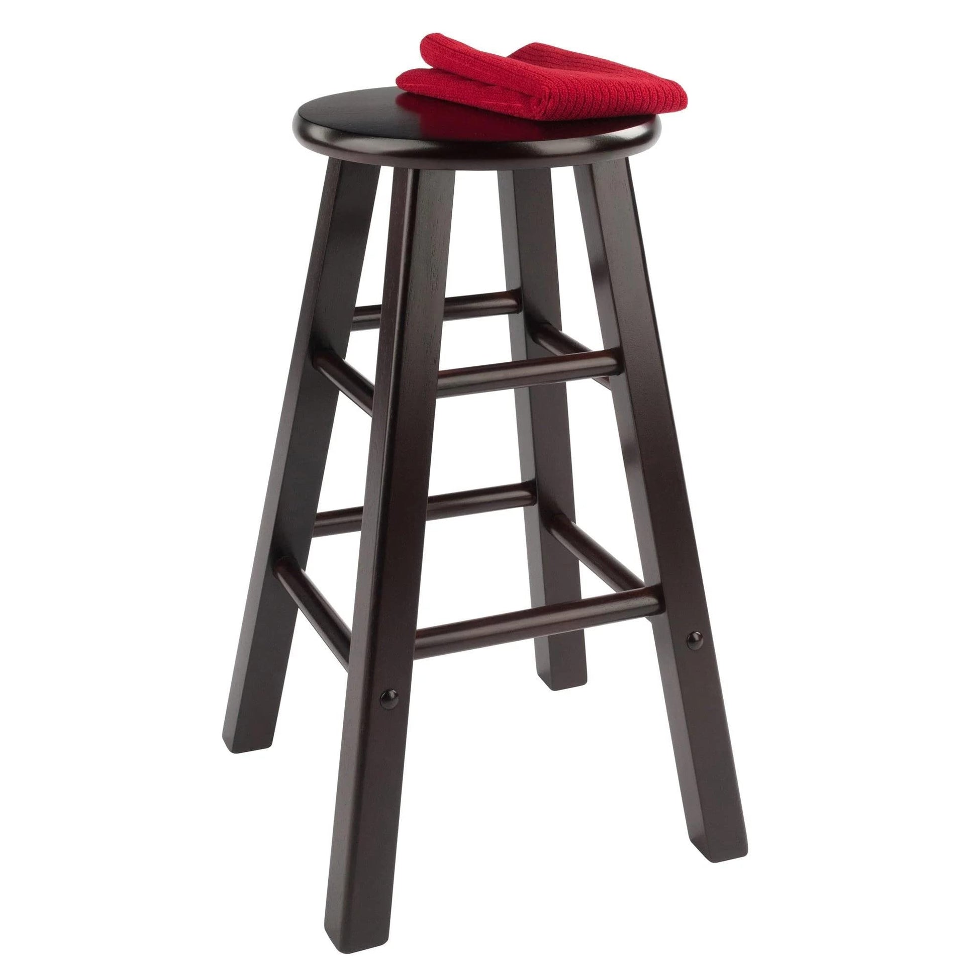 STOOL_SEATING | CasaFoyer  Wood Element Counter Stool Set | Polished Espresso | Solid Wood | 220lbs Capacity | Stable & Comfortable | Multiple Finishes & Heights | casafoyer.myshopify.com